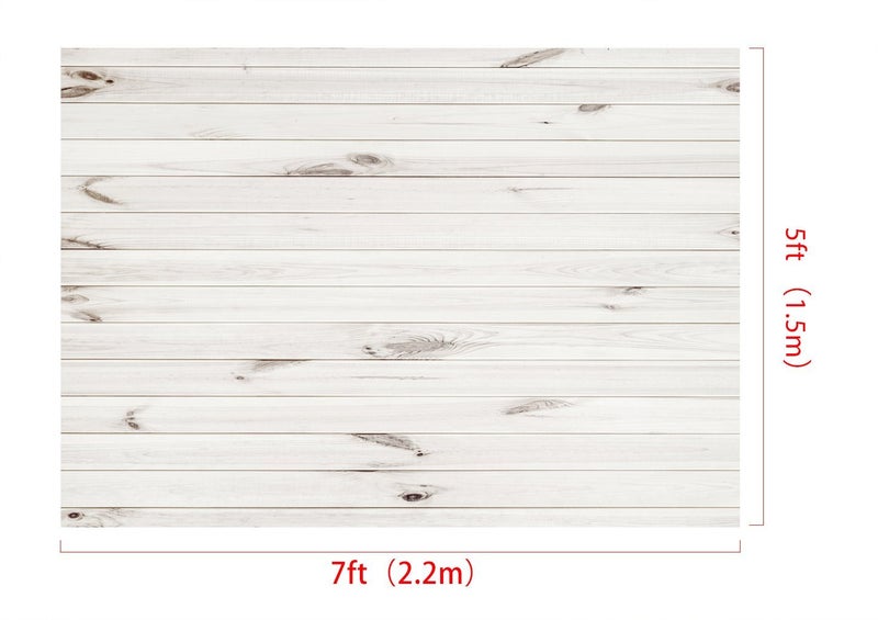 Kate 7x5ft Rustic Wood Shiplap Backdrop for Photography Vintage Retro White Wood Plank Texture Backgrounds Party Decoration Backdrops Studio Photo Props - Image 3